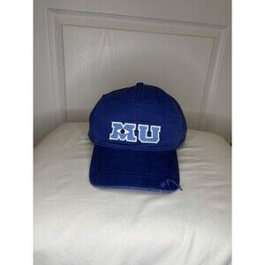 Disney Pixar Monsters University MU Adult Adjustable Blue Baseball Hat Cap